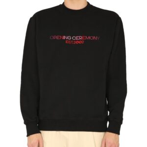 Explore the authentic OPENING CEREMONY men's CREW NECK SWEATSHIRT in Black
