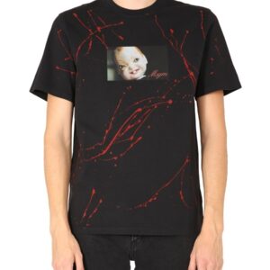 Discover the authentic msgm men's CREW NECK T-SHIRT in Black