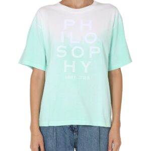 Explore the authentic Philosophy Di Lorenzo Serafini women's CREW NECK T-SHIRT in GREEN