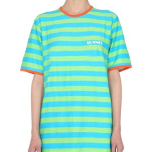 Explore the authentic SUNNEI X ELEONORA BONUCCI unisex CREW NECK T-SHIRT in MULTICOLOUR
