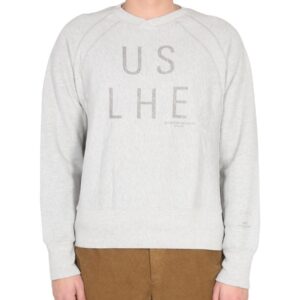 Explore the authentic ENGINEERED GARMENTS men's CREWNECK SWEATSHIRT in Grey