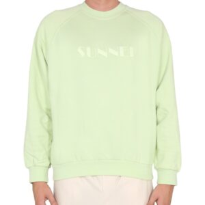 Elevate your look with the SUNNEI men's CREWNECK SWEATSHIRT in GREEN