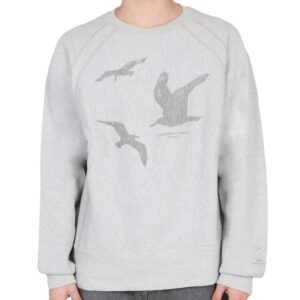 Explore the authentic ENGINEERED GARMENTS men's CREWNECK SWEATSHIRT in Grey