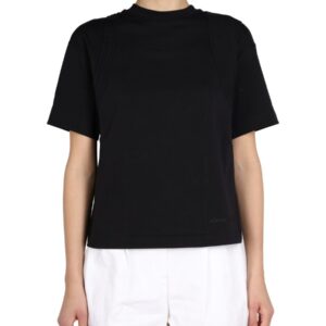 Explore the authentic Alexander Mcqueen women's CREWNECK T-SHIRT in Black