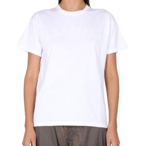 Refresh your wardrobe with the Maison Margiela women's CREWNECK T-SHIRT in White
