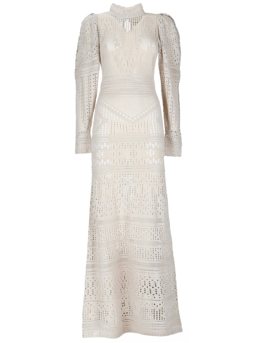 Discover the authentic Isabel Marant women's CROCHET "DIONE" DRESS in Ivory