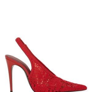 Refresh your wardrobe with the MAGDA BUTRYM women's CROCHET SLINGBACK in Red