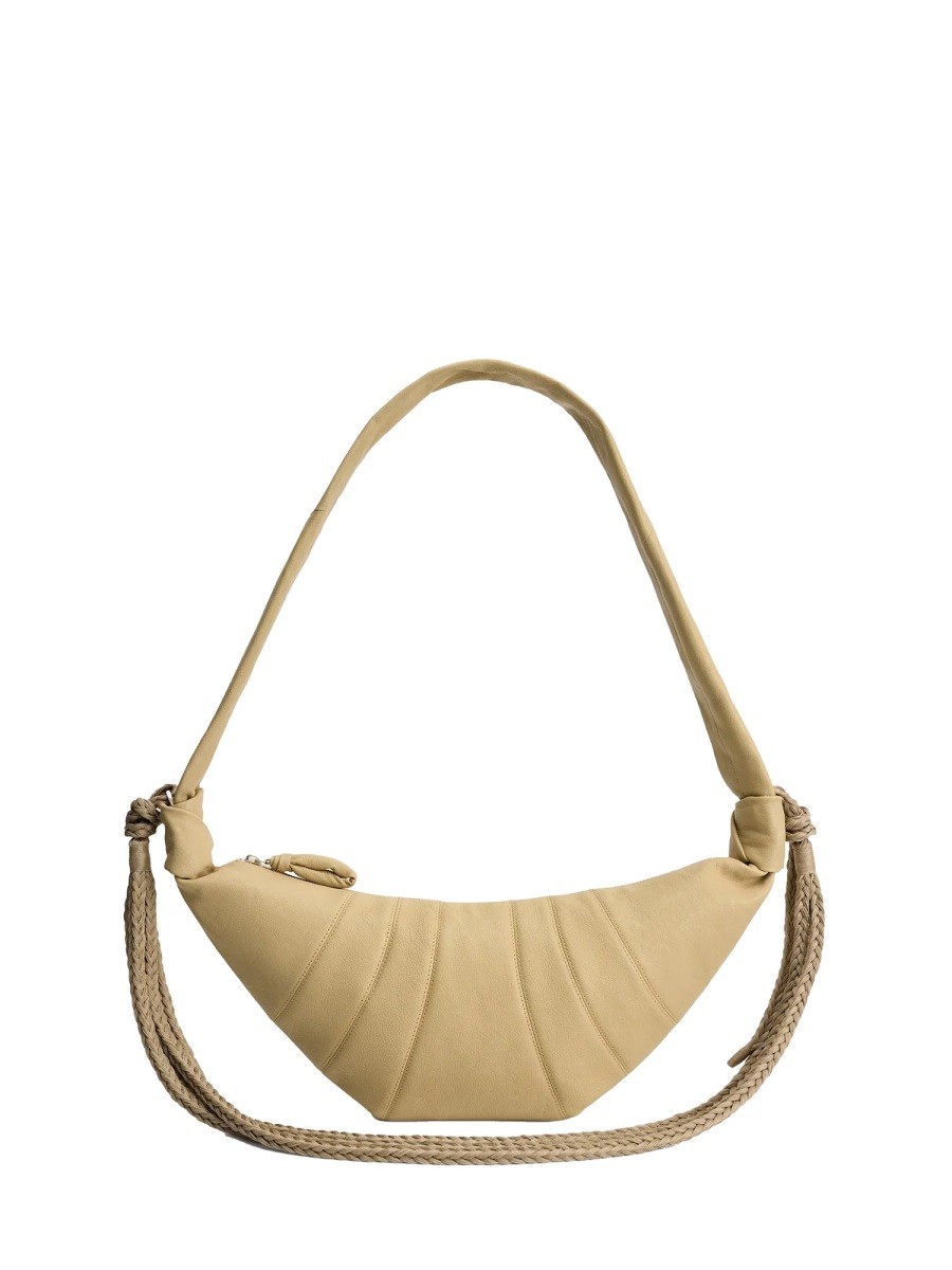 Discover the authentic LEMAIRE women's "CROISSANT" BAG in beige