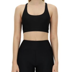 Refresh your wardrobe with the ROTATE BIRGER CHRISTENSEN women's CROP TOP in Black