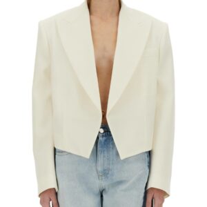 Explore the authentic stella mccartney women's "CROPPED" BLAZER in White