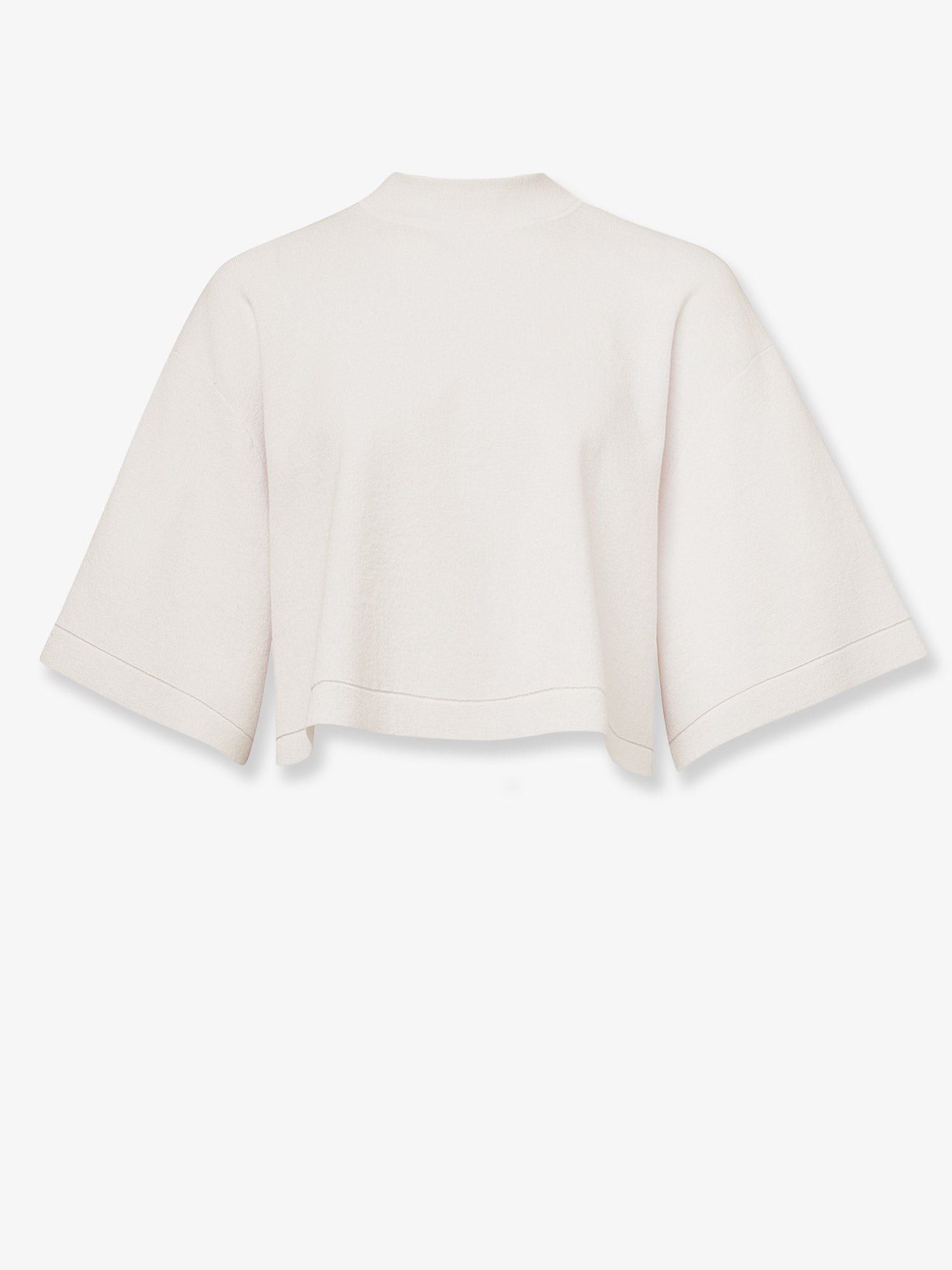 Cropped cotton blend top - Image 4