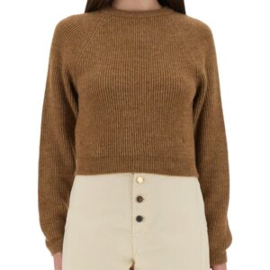 Discover the authentic Moschino women's CROPPED SHIRT in Brown