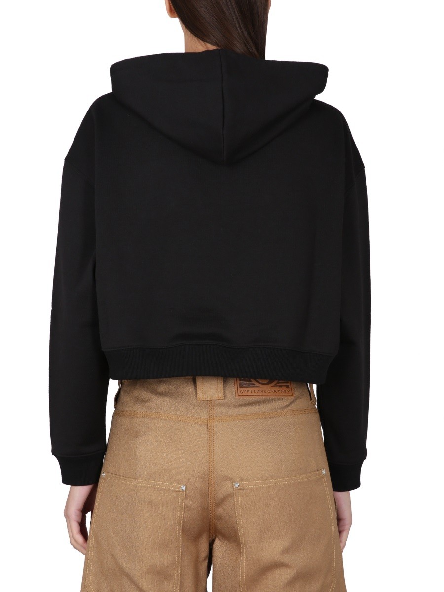 CROPPED SWEATSHIRT WITH LOGO - Image 3