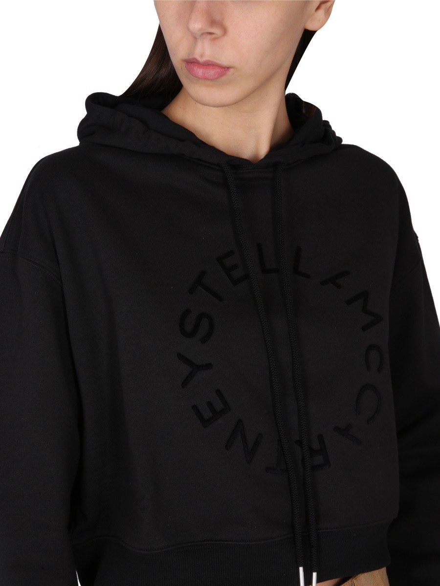 CROPPED SWEATSHIRT WITH LOGO - Image 4