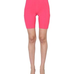 Refresh your wardrobe with the Helmut Lang women's CYCLIST BERMUDA in Fuchsia