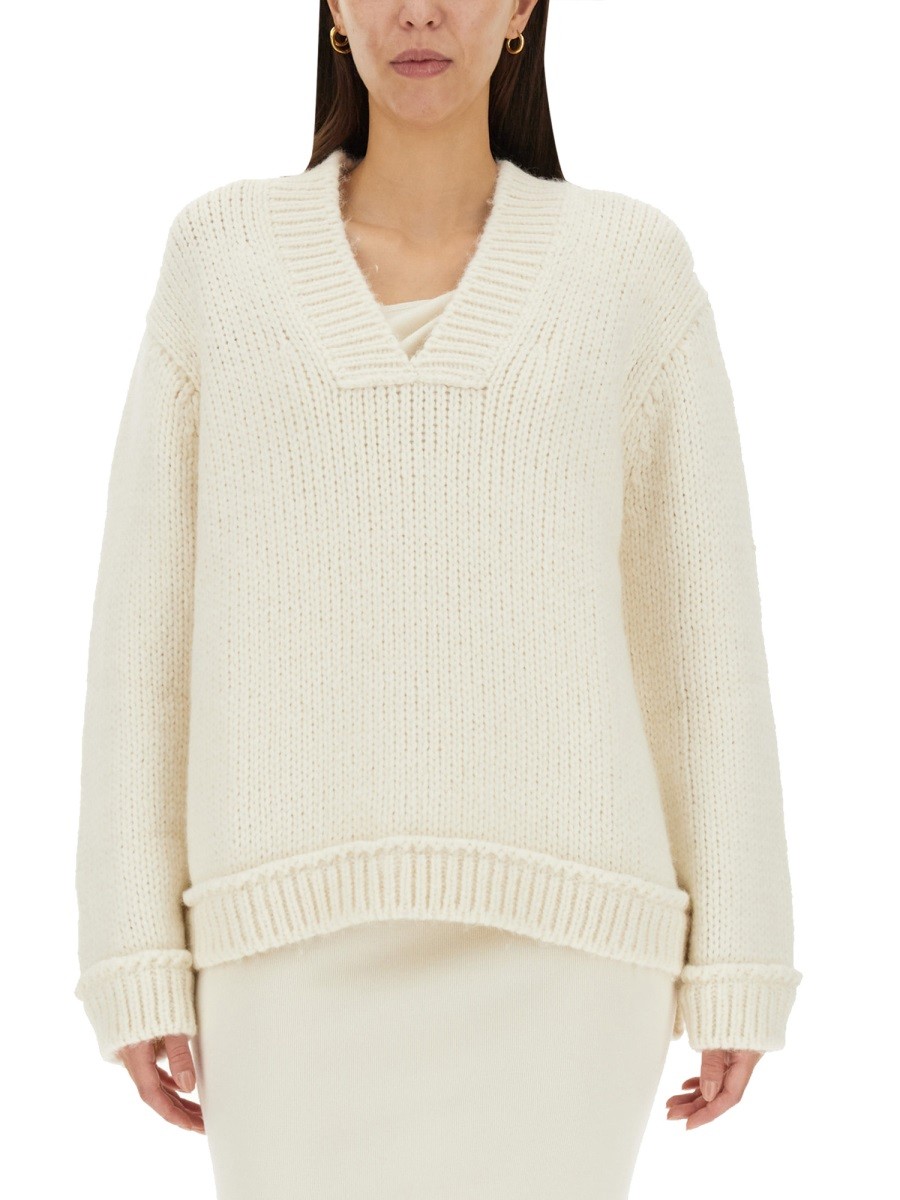Discover the authentic TOM FORD women's D WOOL SWEATER in Ivory