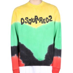 Explore the authentic Dsquared2 men's D2 JAMAICA SWEATSHIRT in MULTICOLOUR