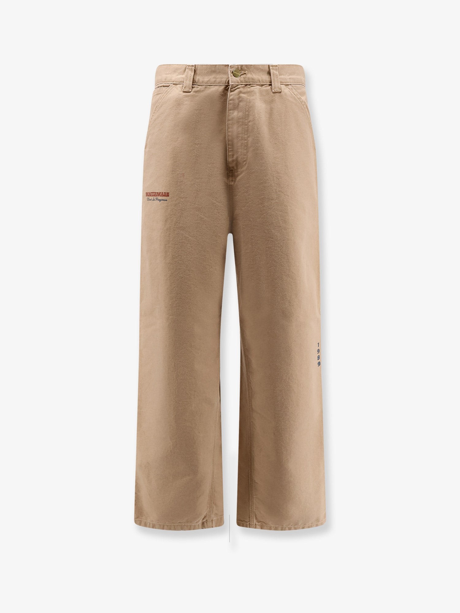 Explore the authentic Carhartt Wip men's Dearborn organic cotton trousers in BLU