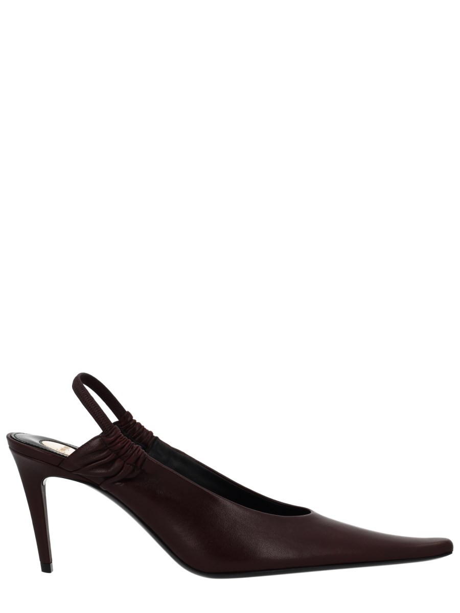 Explore the authentic Saint Laurent women's DÉCOLLETÉ "ANNE-MARIE" in Brown