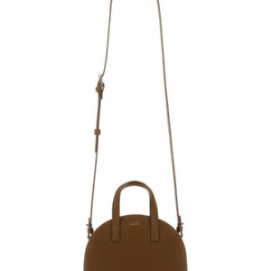 Explore the authentic A.P.C. women's "DEMI-LUNE" TOTE BAG SMALL in Brown