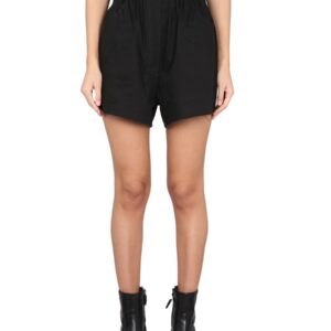 Refresh your wardrobe with the RAF SIMONS women's DENIM BERMUDA SHORTS in Black