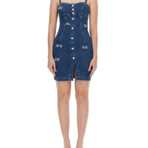 Refresh your wardrobe with the MOSCHINO JEANS women's DENIM DRESS in DENIM