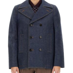 Discover the authentic Gucci men's DENIM JACKET in Blue