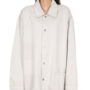 Refresh your wardrobe with the Maison Margiela unisex DENIM JACKET in White