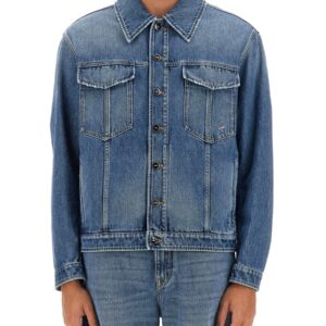 Discover the authentic Fendi men's DENIM JACKET in Blue