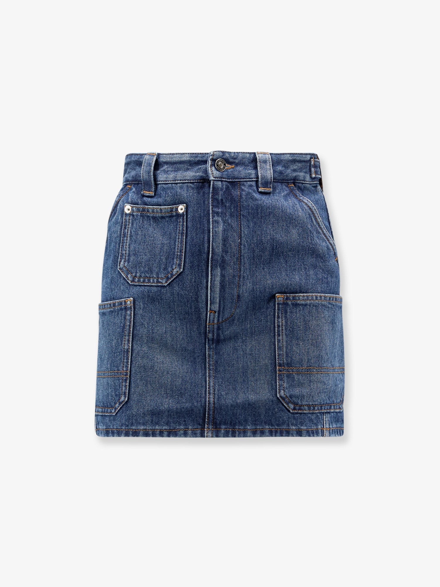 Refresh your wardrobe with the Givenchy women's Denim mini skirt in MEDIUM BLUE