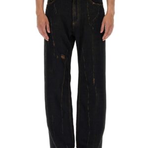 Refresh your wardrobe with the Dolce & Gabbana men's DENIM PANTS in MULTICOLOUR