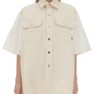 Refresh your wardrobe with the stella mccartney women's DENIM SHIRT in Ivory