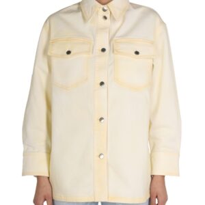 Explore the authentic stella mccartney women's DENIM SHIRT JACKET in Yellow