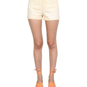 Refresh your wardrobe with the stella mccartney women's DENIM SHORTS in Yellow