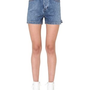 Discover the authentic msgm women's DENIM SHORTS in Blue