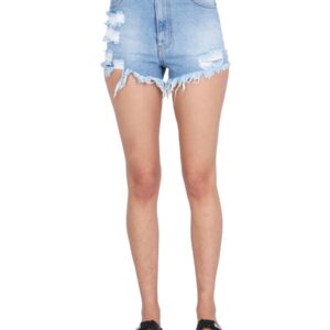 Discover the authentic gcds women's DENIM SHORTS in Blue