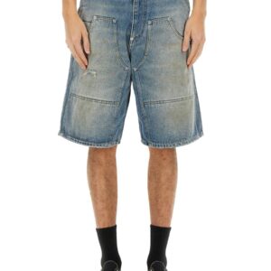 Discover the authentic Moschino men's DENIM SHORTS in DENIM