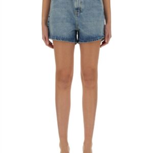 Refresh your wardrobe with the MOSCHINO JEANS women's DENIM SHORTS in DENIM
