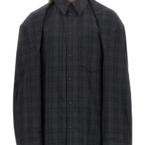 Elevate your look with the Balenciaga women's DETACHABLE SHIRT in Grey