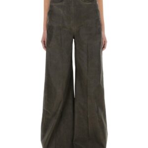 Discover the authentic RICK OWENS DRKSHDW women's "DIRT COOPER" DENIM PANTS in Grey