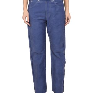 Explore the authentic Maison Margiela women's DISTRESSED JEANS EFFECT in Blue