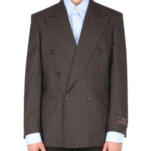 Discover the authentic Gucci men's DOUBLE-BREASTED JACKET in Brown