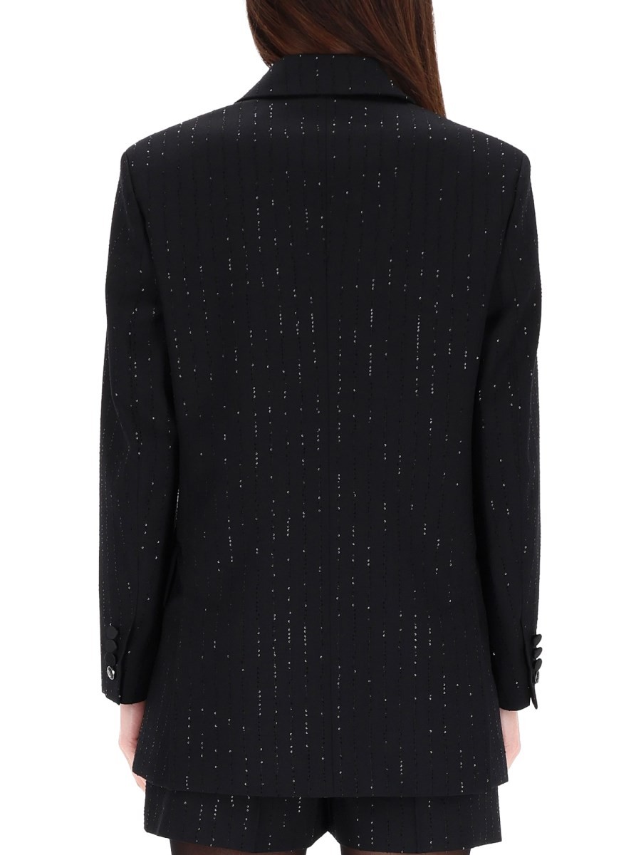 DOUBLE-BREASTED JACKET WITH RHINESTONE DETAILS - Image 5