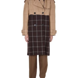 Discover the authentic Marni women's DOUBLE-BREASTED TRENCH in Brown