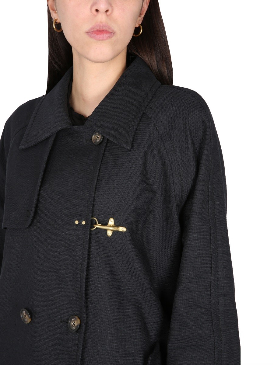 DOUBLE-BREASTED TRENCH COAT - Image 4