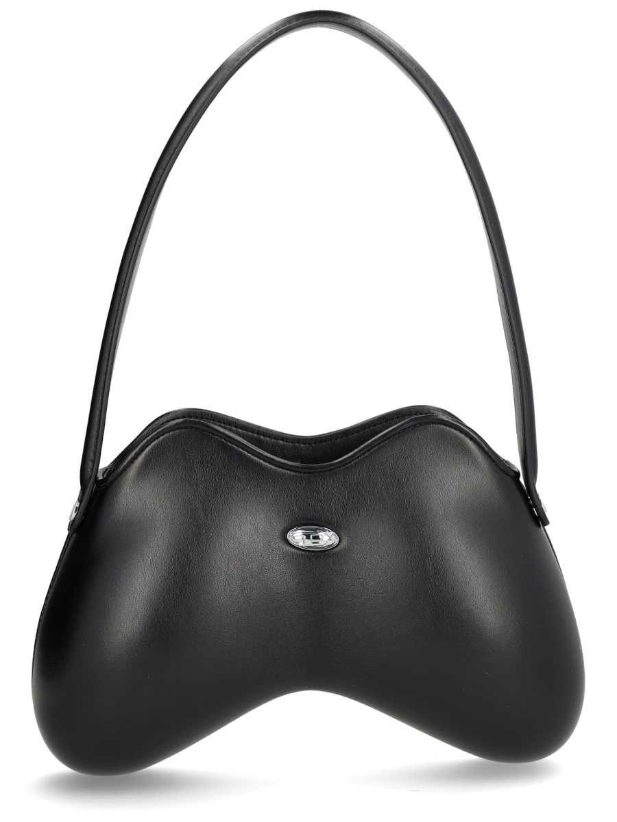 Refresh your wardrobe with the Diesel women's "DOUBLE-D" BAG in Black