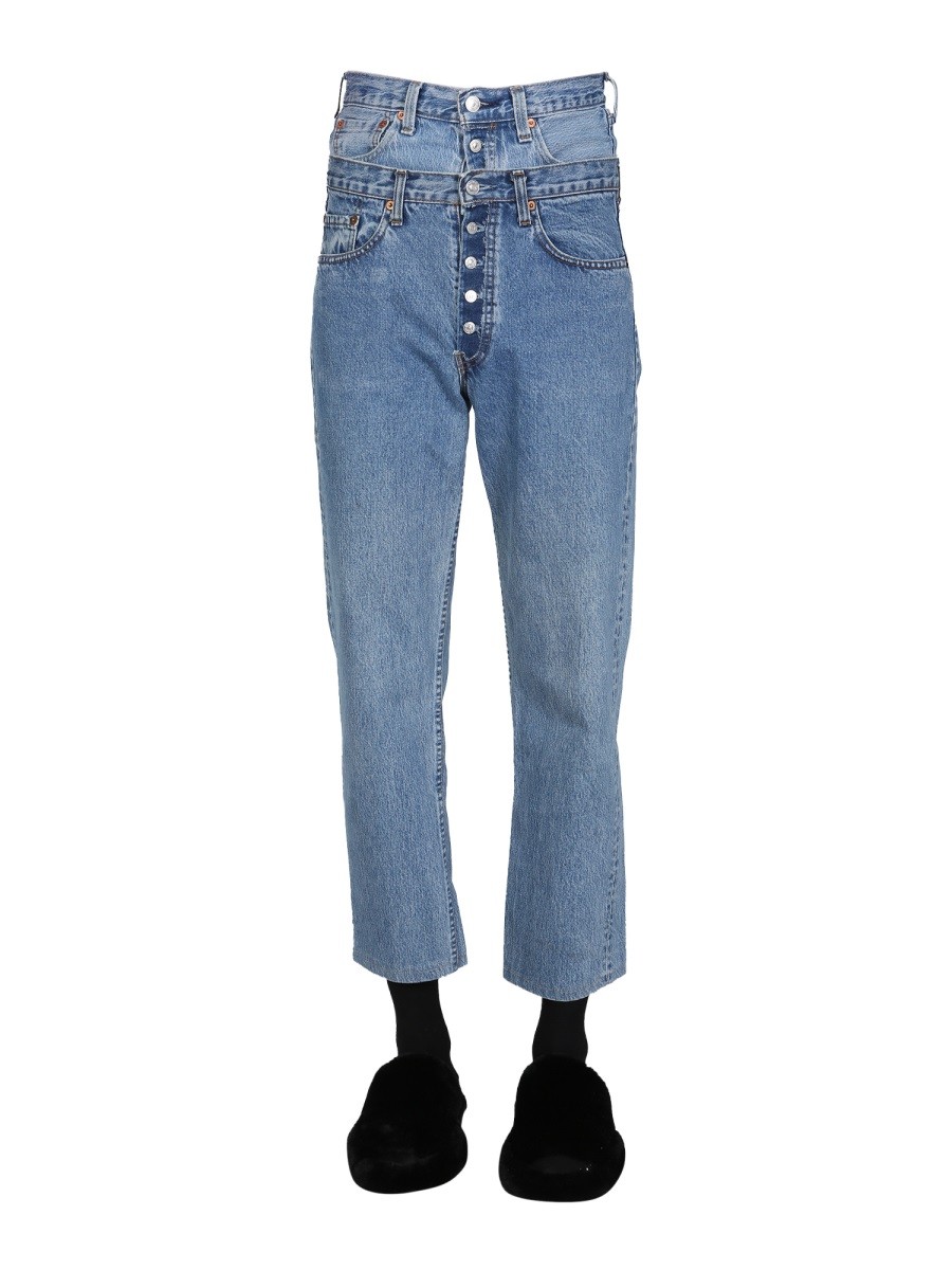 DOUBLE WAIST JEANS - Image 4