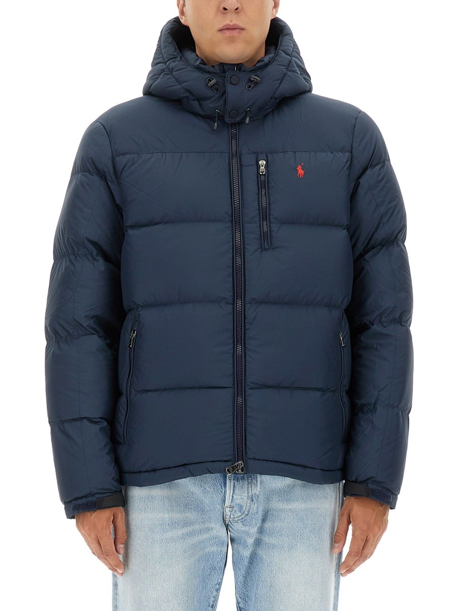 Explore the authentic Polo Ralph Lauren men's DOWN JACKET "GORHAM" in Blue