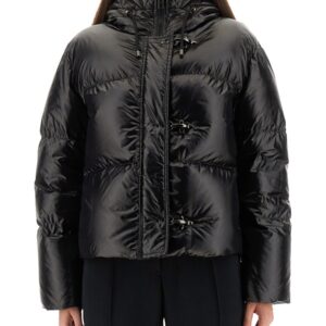 Refresh your wardrobe with the FAY women's DOWN JACKET WITH HOOD in Black