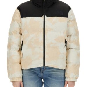 Explore the authentic The North Face women's DOWN JACKET WITH LOGO in MULTICOLOUR